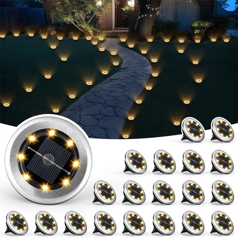 Limited Deal: 20% OFF Solar Ground Lights (2 Pack) | Waterproof & Outdoor Ready