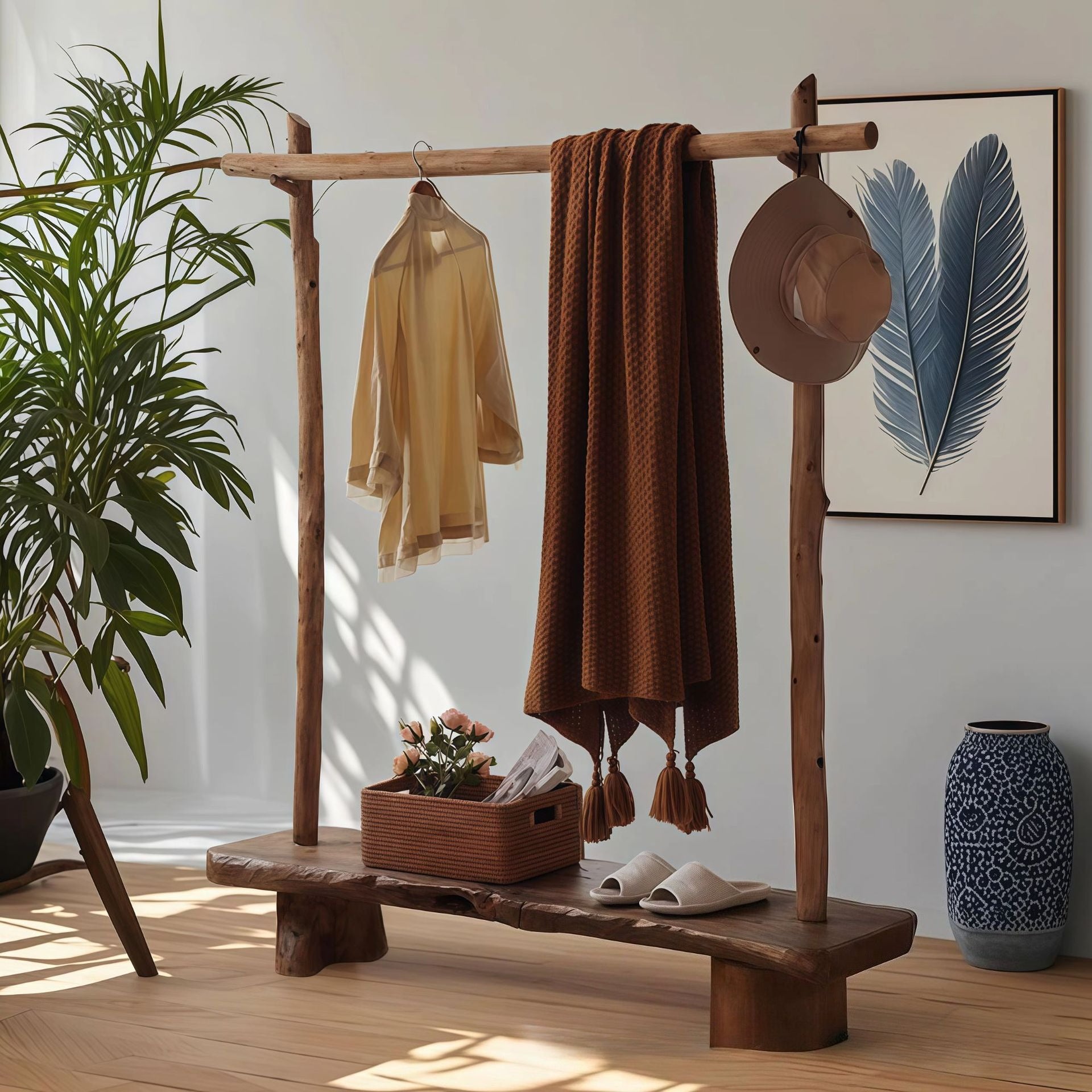 Modern Rotating Bookshelf Storage Rack for Small Space Living Room