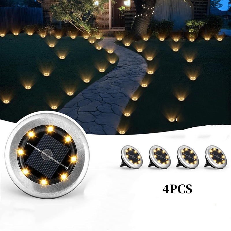 Limited Deal: 20% OFF Solar Ground Lights (2 Pack) | Waterproof & Outdoor Ready