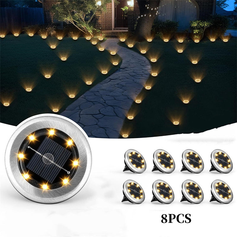 Limited Deal: 20% OFF Solar Ground Lights (2 Pack) | Waterproof & Outdoor Ready