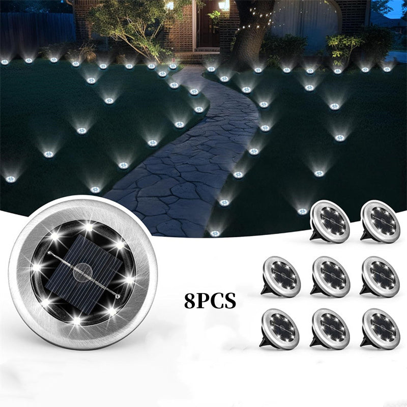 Limited Deal: 20% OFF Solar Ground Lights (2 Pack) | Waterproof & Outdoor Ready