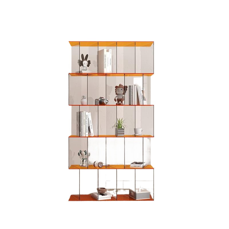 acrylic and solid wood display shelf