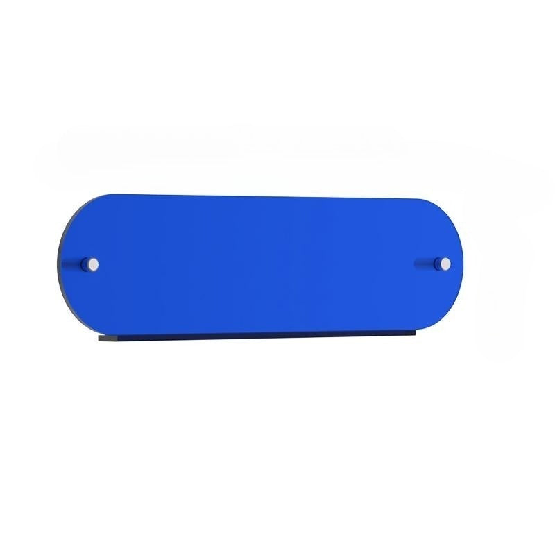Modern Wall-Mounted Acrylic Magazine Shelf