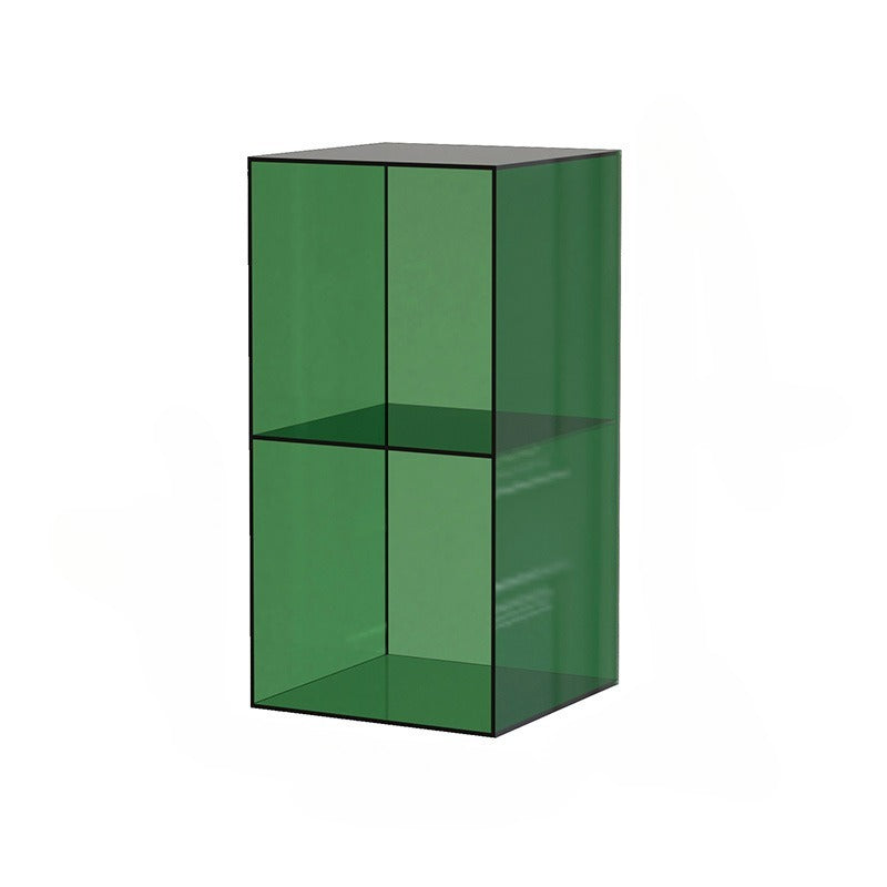 Acrylic shelf floor-to-ceiling storage living room multi-layer two-layer storage cabinet small entrance desktop display rack box