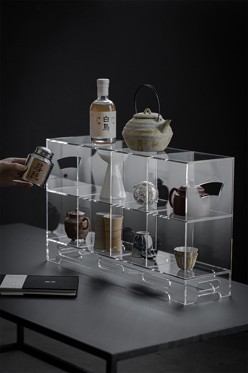 Luxury Acrylic Tea Display Shelf