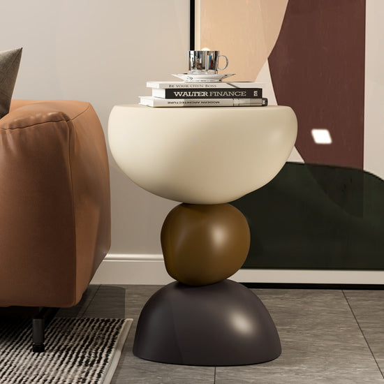 Cream wind rotating side few light luxury multi-functional living room corner use