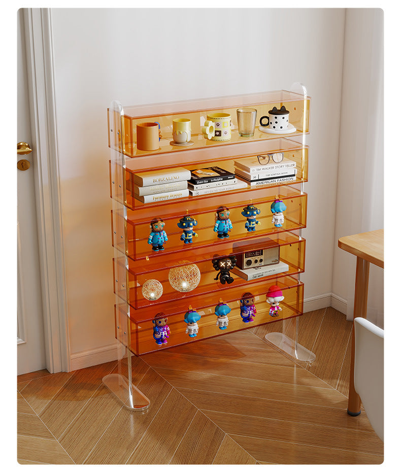 Transparent Collectible Display Shelf for Blind Boxes & Figures