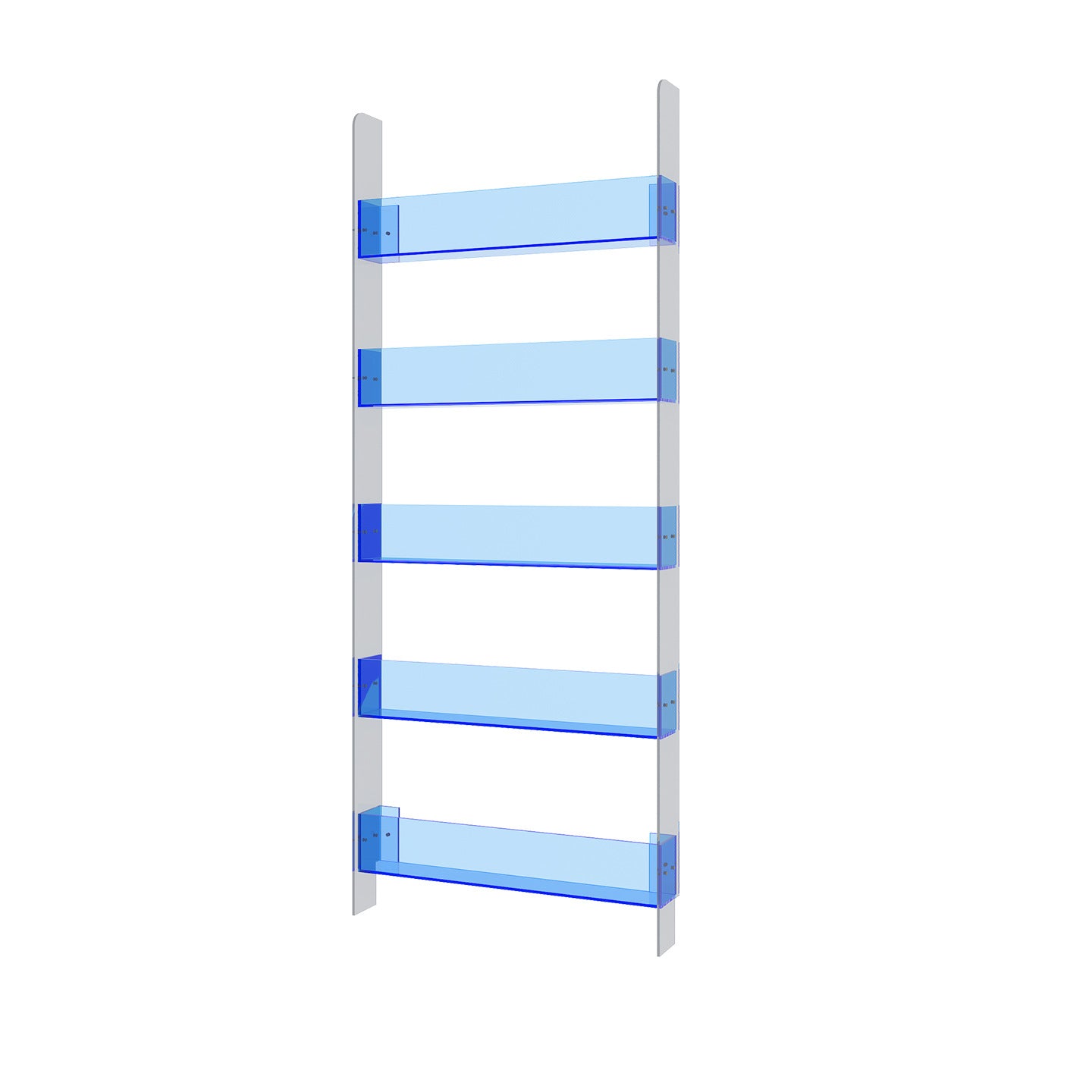 Narrow Wooden Floor-Standing Bookshelf