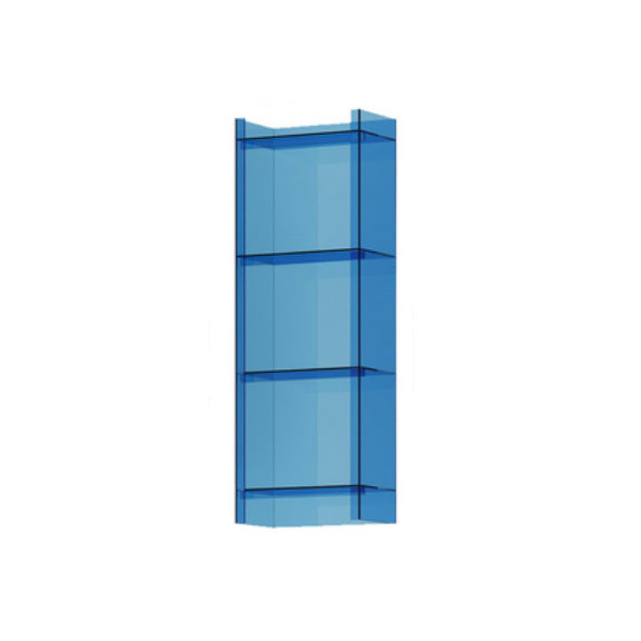 Light luxury solid wood small bookshelf floor-to-ceiling narrow cabinet balcony living room storage and use