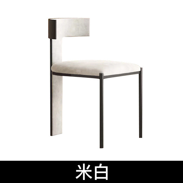 Minimalist style Italian dining chair Designer back chair Household desk Hotel restaurant use