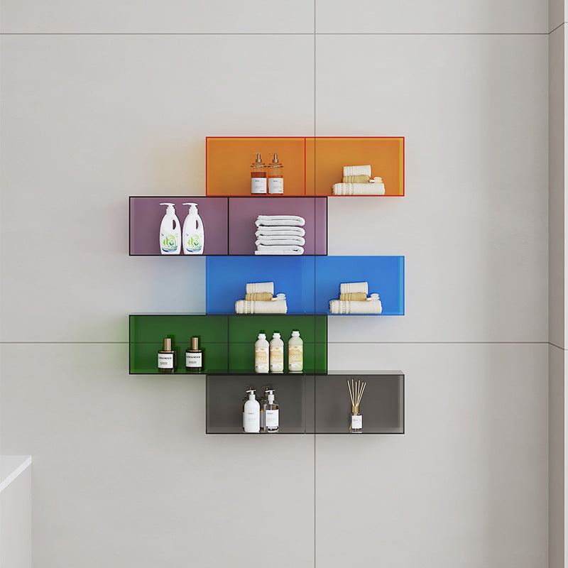 Multi-Layer Wall-Mounted Bathroom Shelf