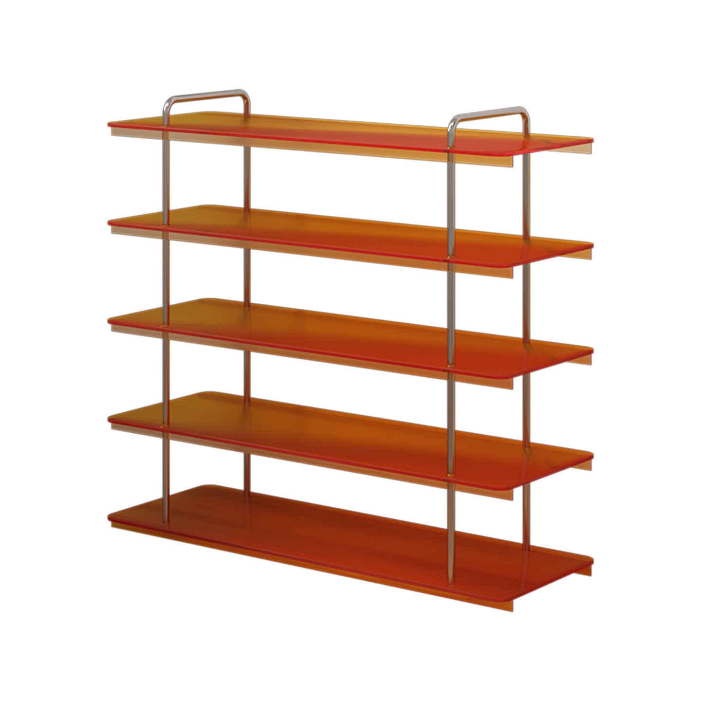 Narrow Luxury Wooden & Steel Shoe Rack