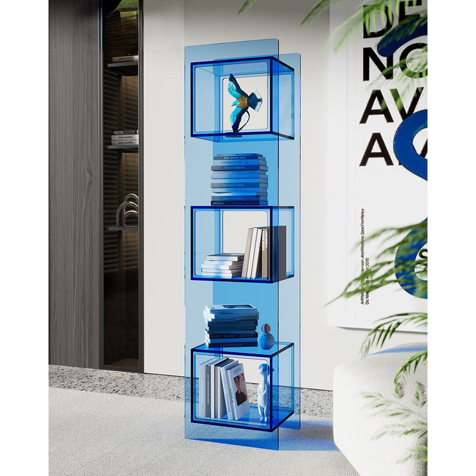 Acrylic Multi-Tier Bookshelf for Home