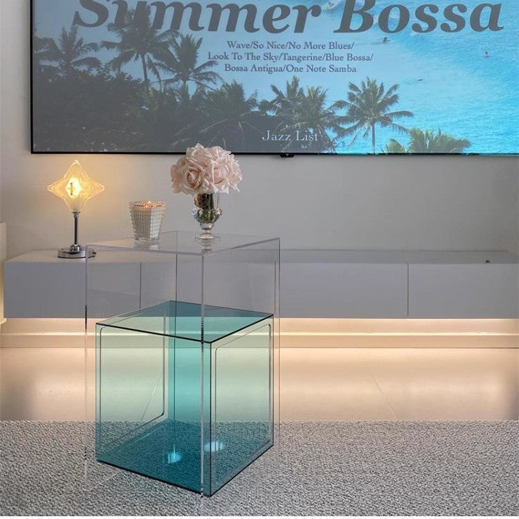 Light luxury sofa side few home living room hotel high-end coffee table bedside table mobile balcony small table rack