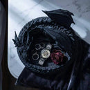 Dragon Nest Key Bowl – Gothic Fantasy Dragon Statue Catchall Tray for Keys, Glasses & Desk Decor