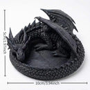 Dragon Nest Key Bowl – Gothic Fantasy Dragon Statue Catchall Tray for Keys, Glasses & Desk Decor