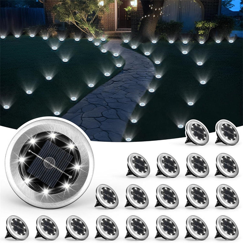Limited Deal: 20% OFF Solar Ground Lights (2 Pack) | Waterproof & Outdoor Ready