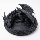 Dragon Nest Key Bowl – Gothic Fantasy Dragon Statue Catchall Tray for Keys, Glasses & Desk Decor