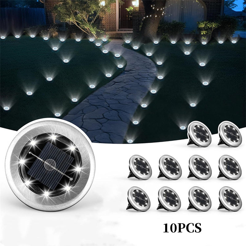 Limited Deal: 20% OFF Solar Ground Lights (2 Pack) | Waterproof & Outdoor Ready