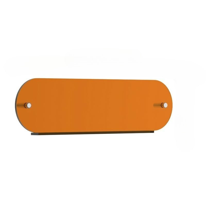 Modern Wall-Mounted Acrylic Magazine Shelf