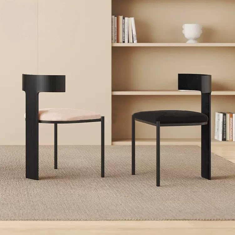 Minimalist style Italian dining chair Designer back chair Household desk Hotel restaurant use