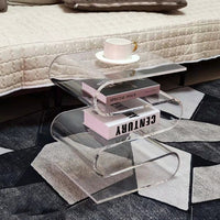 Nordic Minimalist Acrylic Side Table Bookshelf