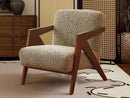 French antique single sofa chair solid wood design living room balcony casual use