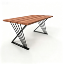 Industrial wind X-shaped table legs bracket wrought iron metal table feet office dining table desk use