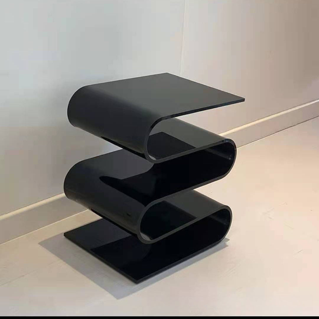 Nordic Minimalist Acrylic Side Table Bookshelf