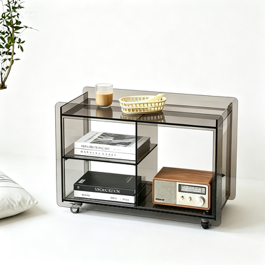 Movable Acrylic Storage Cart