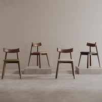 Medieval style solid wood dining chair backrest design home hotel restaurant dining use