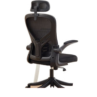 Ergonomic office chair latex seat cushion lifting swivel chair study dormitory use