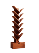 Simple wind tree-shaped bookshelf floor storage living room study use