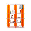 Nordic Creative Bookshelf Acrylic Shelf Floor to Wall Simple Display Shelf Storage Living Room Multi-layer Display Shelf