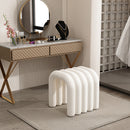 Ins wind creative makeup chair lamb wool design bedroom dressing dining room use