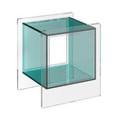 Postmodern light luxury bedside cabinet transparent installation-free bedroom storage use