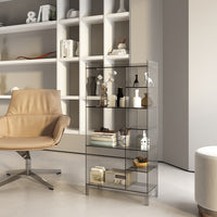 Movable Luxury Wooden Side Shelf