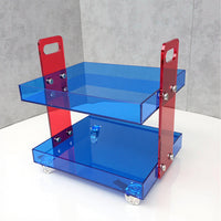 Mobile Wooden Side Table Cart