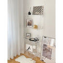 Luxury Acrylic Floor-Standing Magazine Shelf