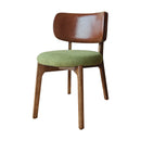 Cream medieval wabi-sabi style solid wood dining chair back design restaurant dining use