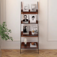 Luxury Acrylic Floor-Standing Magazine Shelf