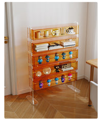 Transparent Collectible Display Shelf for Blind Boxes & Figures
