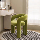 Cream wind makeup chair simple dressing stool bedroom nail salon casual use