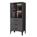 Chinese modern dining side wine cabinet glass locker living room dining room storage use