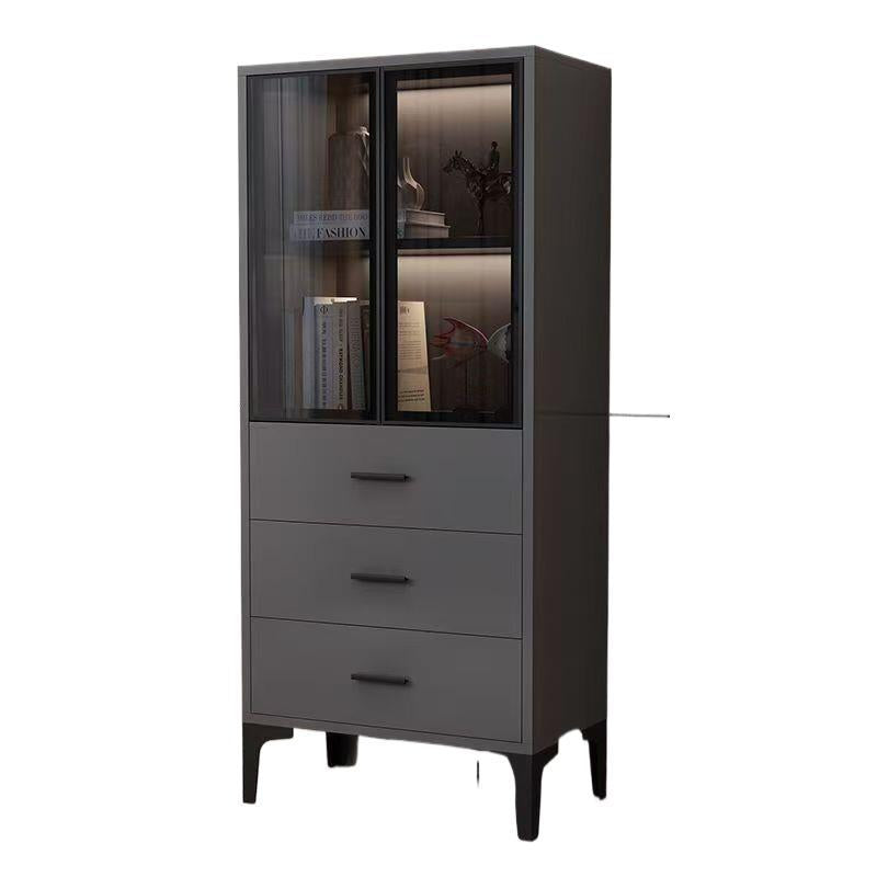 Chinese modern dining side wine cabinet glass locker living room dining room storage use