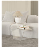 Luxury Acrylic Side Table for Living Room & Bedroom