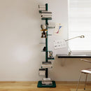 Rustic Solid Wood Coat Rack with Storage for Small Space