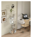 Modern Acrylic Corner Bookshelf