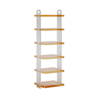 Minimalist Solid Wood Narrow Shoe Rack for Home & Apartment