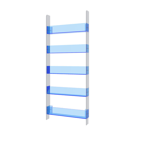 Narrow Wooden Floor-Standing Bookshelf